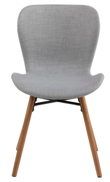 Sedia 'Böda' - Grigia/Naturale