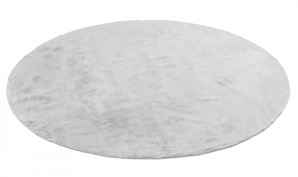 Tappeto rotondo 'Aranga Super Soft' - Grigio