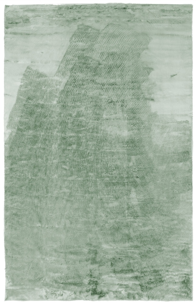 Tappeto a pelo lungo 'Aranga Super Soft Fur' - Verde