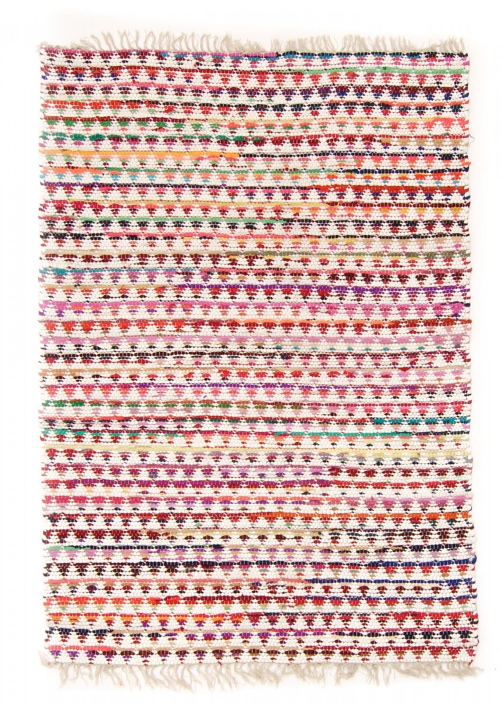 Tappeto di stracci 'Lindby' - Multicolore