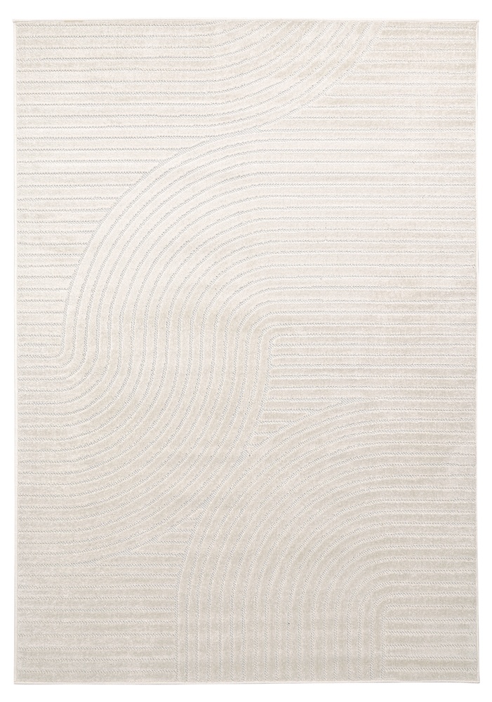 Tappeto a pelo lungo 'Shaggy Indoor-Outdoor' - Crema