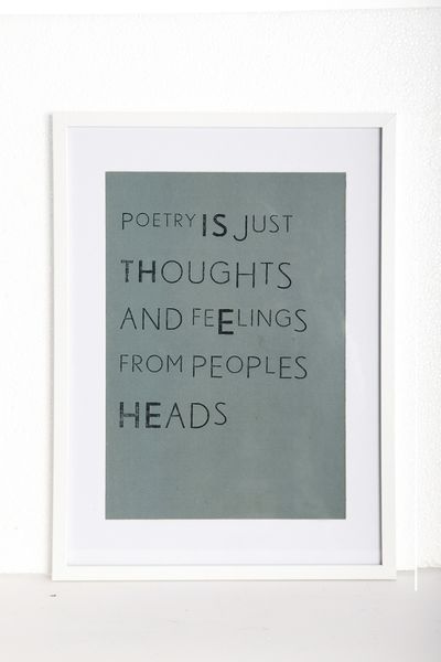 Quadro 'Poetry'