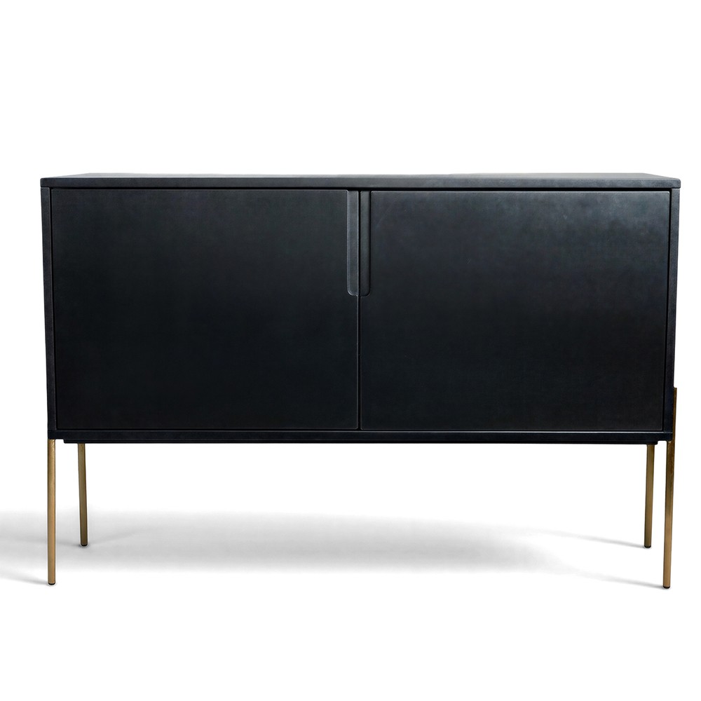 Sideboard 'Fr&ouml;lunda' - Nero/Oro