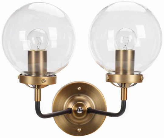 2-pack Lampada da parete 'Bright' - Ottone