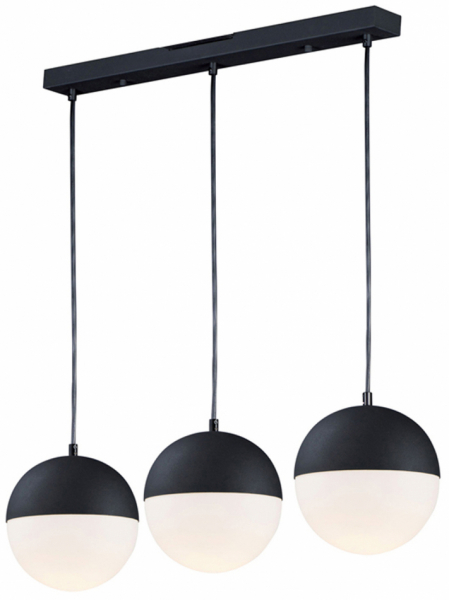 Lampada da soffitto 'Glob' X3 - Nera