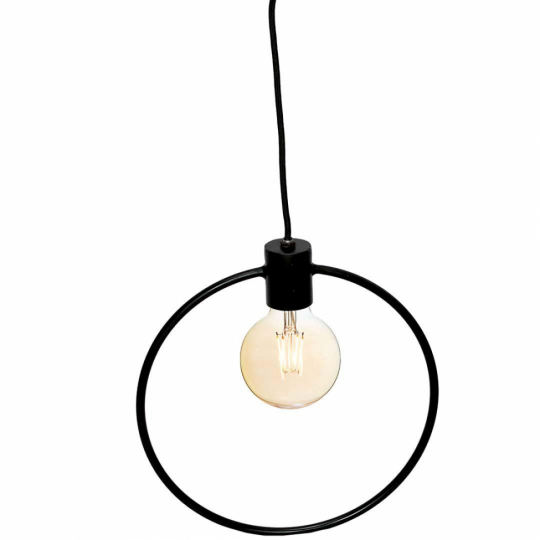 Lampada da soffitto 'Oslo' - Nera