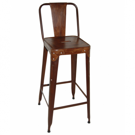 Sgabello 'Cope' - Seduta in pelle 2