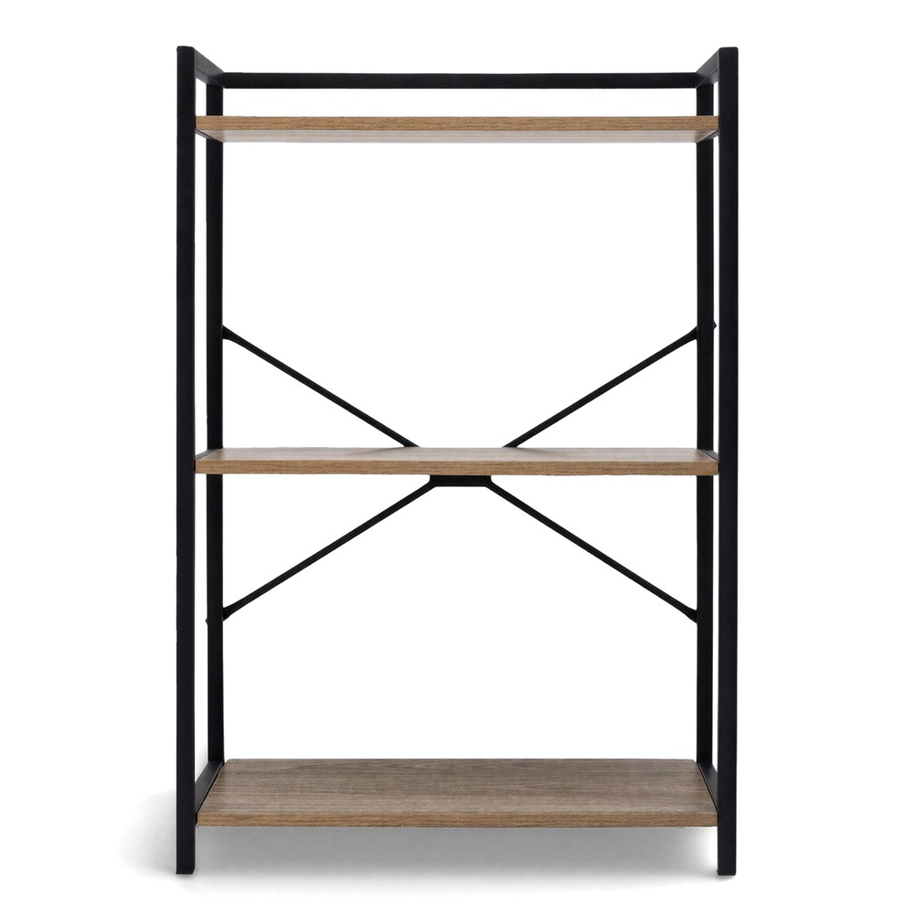 Mensola 'Tre' - Nero/Legno