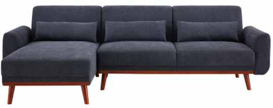 Divano letto 'Texas' - Grigio scuro