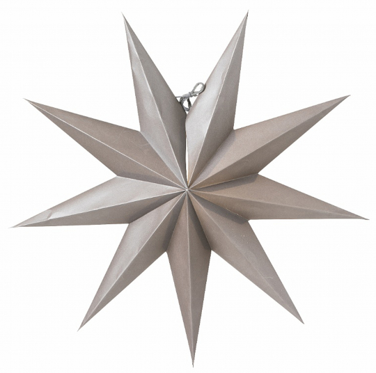 Stella dell'Avvento 'Boris' - Grigio scuro