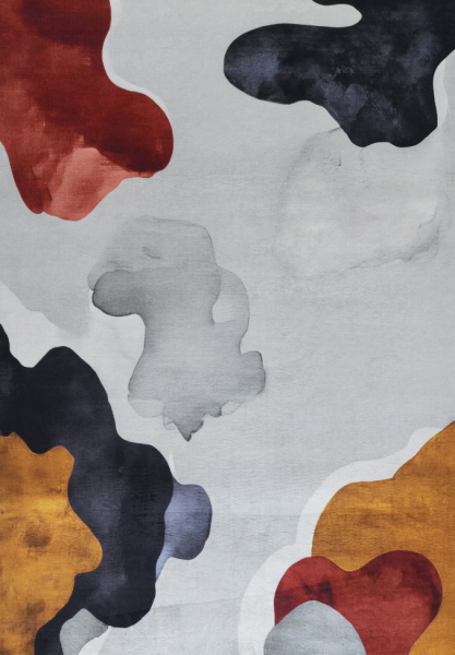 Tappeto 'Aravelle' - Grigio/Multicolore