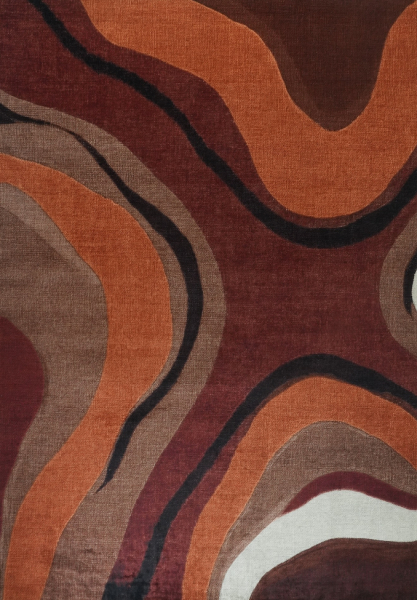 Tappeto 'Marionae' - Rosso/Multicolore