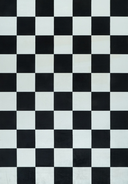 Tappeto 'Carrano' - Nero/Bianco