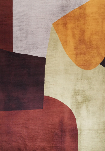 Tappeto 'Ventaro' - Rosso/Multicolore