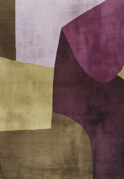 Tappeto 'Ventaro' - Rosa/Marrone