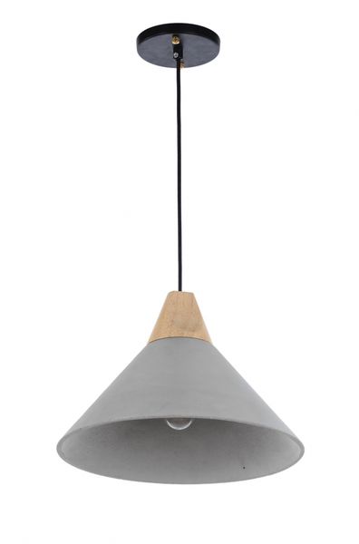 Lampadario 'Morris' - Legno/Cemento