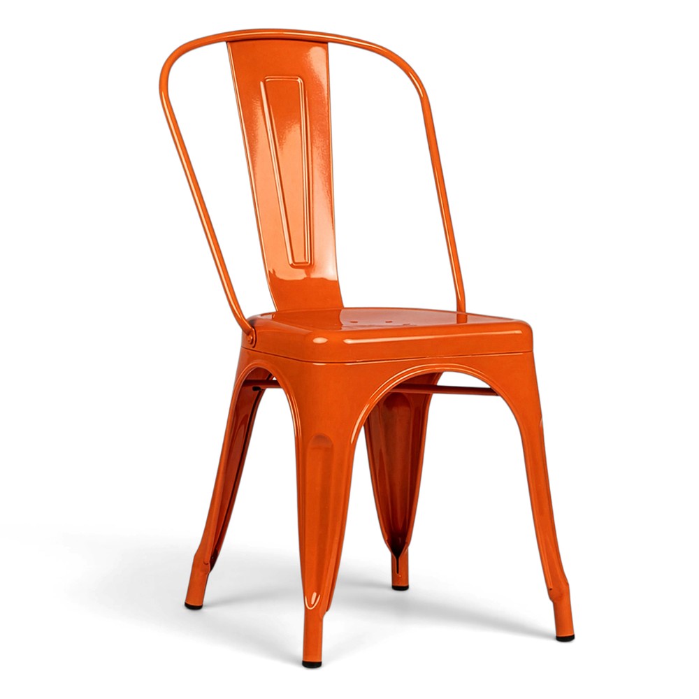 Sedia 'Montmartre' - Lucido arancione