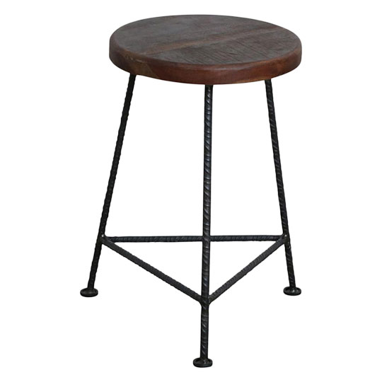 Sgabello Vintage - Marrone