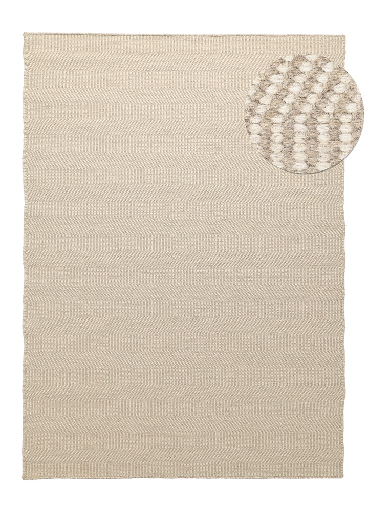 Tappeto in lana 'Larkana' - Beige/bianco