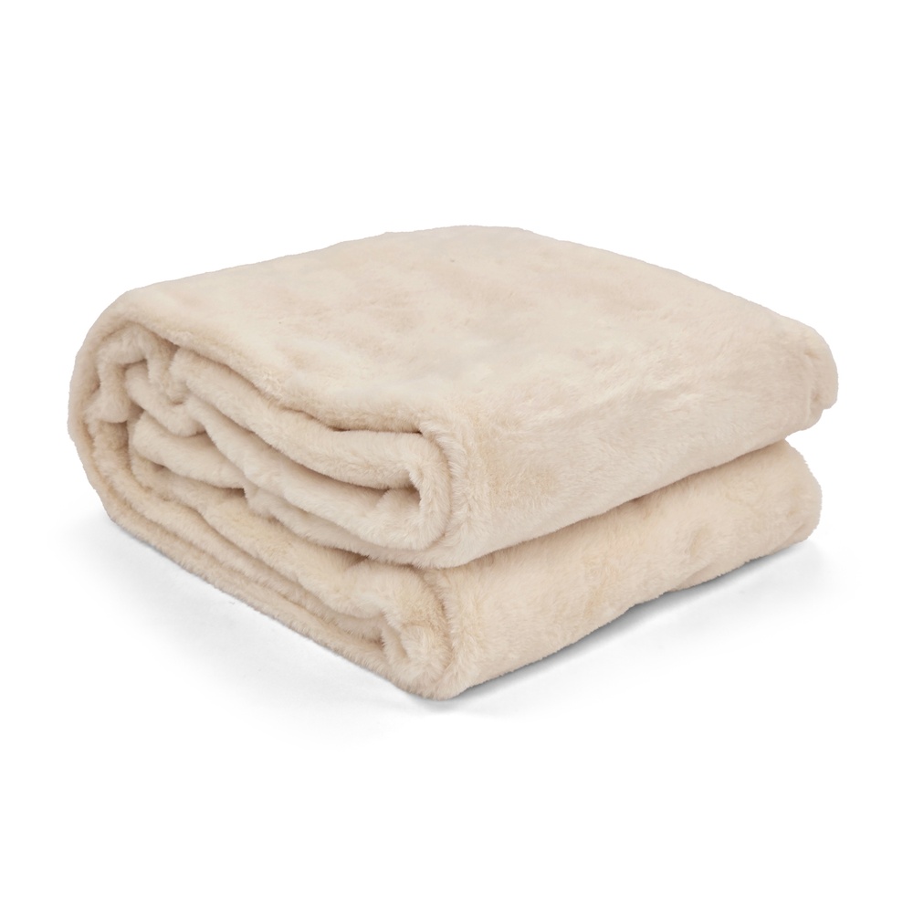 Coperta 'Aranga Super Soft Throw' 130x170cm - Beige