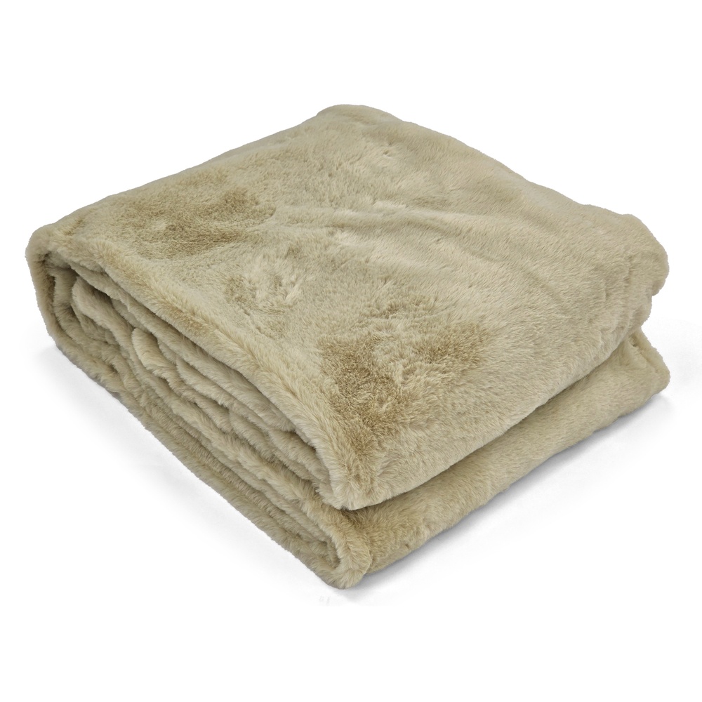 Coperta 'Aranga Super Soft Throw' 130x170cm - Verde chiaro
