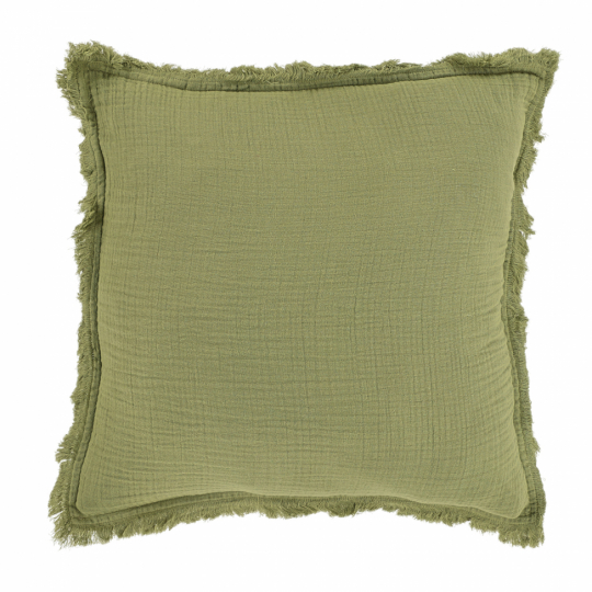 Fodera per cuscino 'Dorena' 45x45cm - Verde