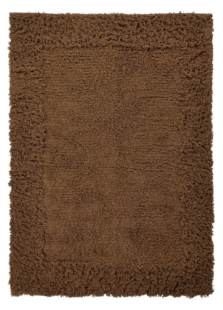Tappeto Rya 'Melilla Handwoven Wool' - Marrone