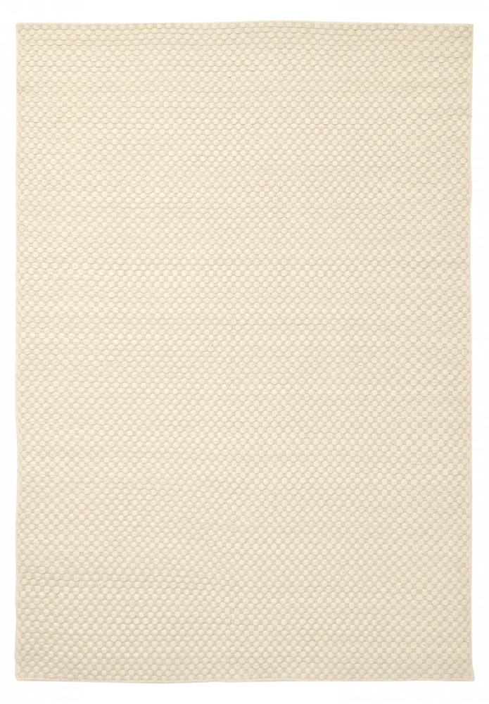 Tappeto in lana 'Ovelia' - Beige/bianco