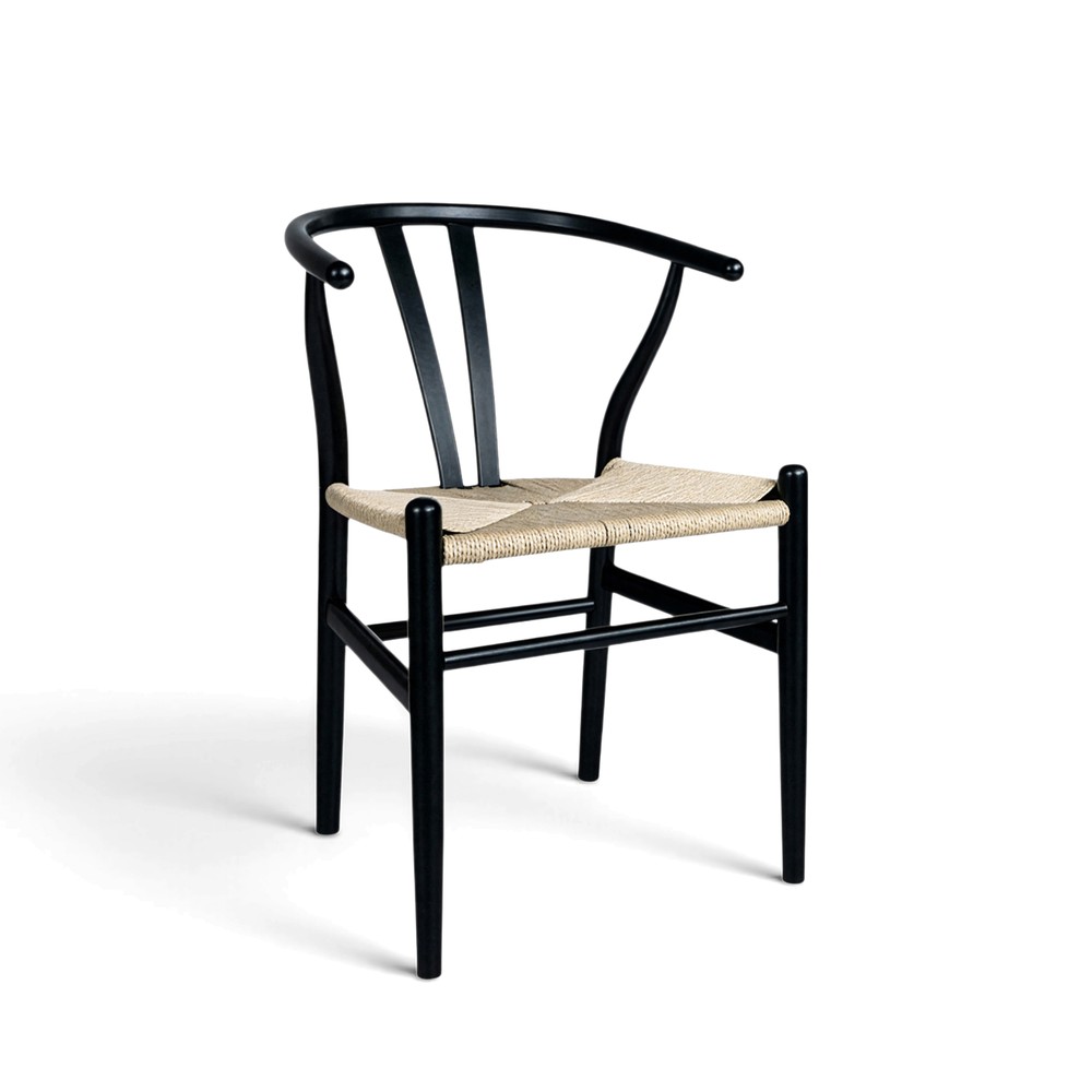 Sedia 'Alta' - Nero/Beige