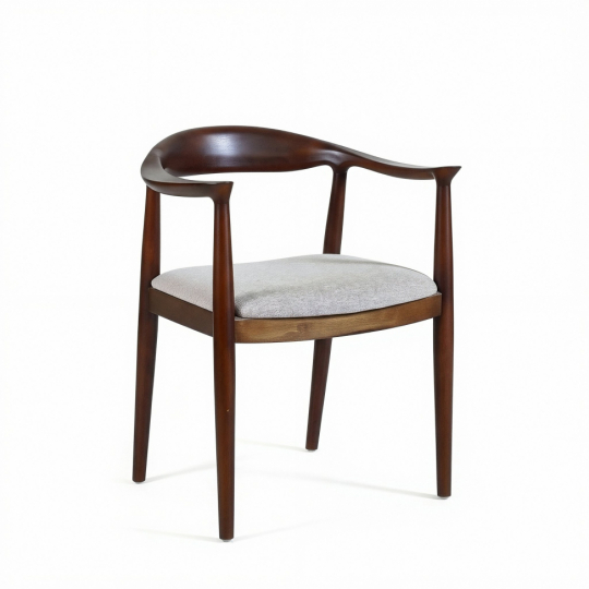 Sedia 'Ask' - Noce/Grigio