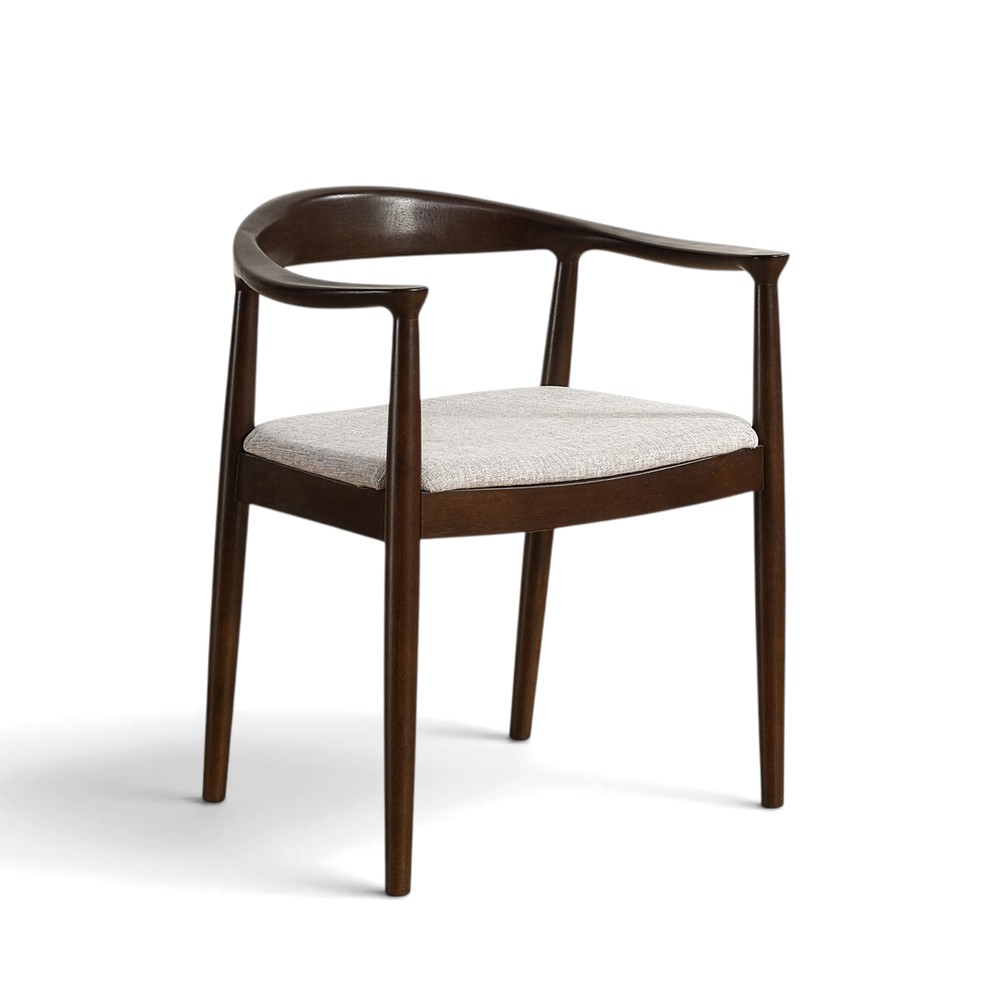 Sedia 'Ask' - Noce/Grigio
