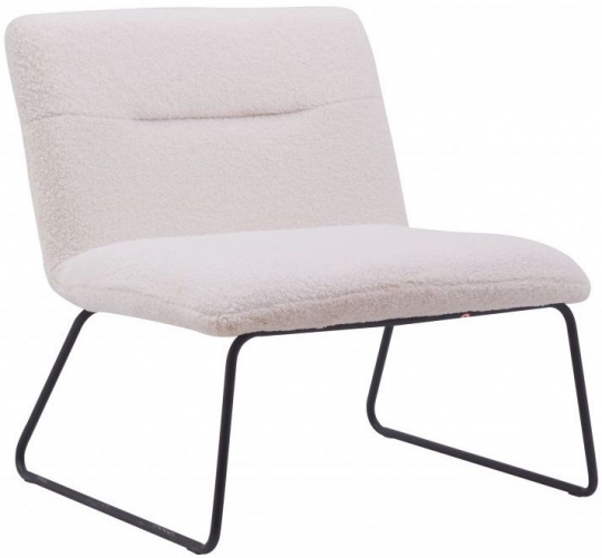 Poltrona 'Chelsea' - Bianco/Teddy