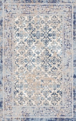 Tappeto Wilton 'Denizli' 200x200cm - Blu