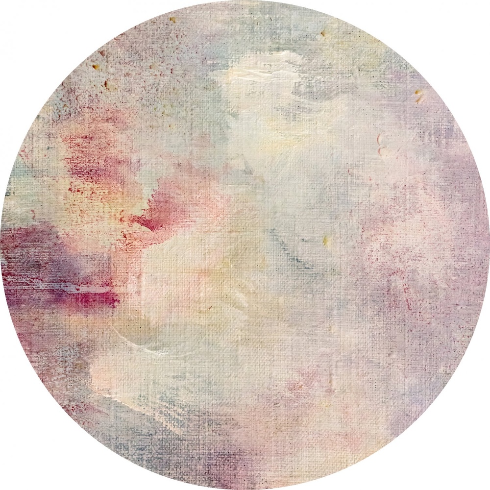 Tappeto rotondo 'Mogoro' 240cm - Rosa
