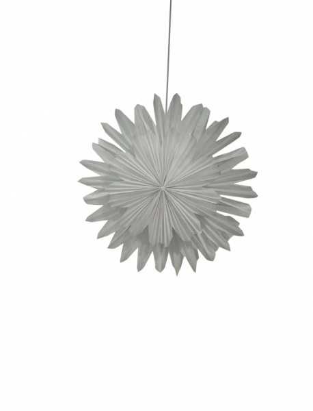 Stella dell'Avvento 'Lucia' 60cm - Bianco