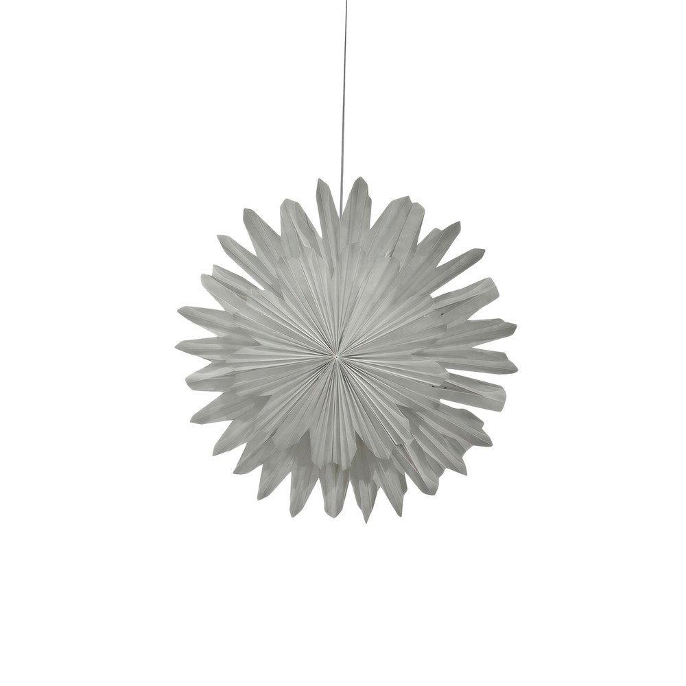 Stella dell'Avvento 'Lucia' 60cm - Bianco