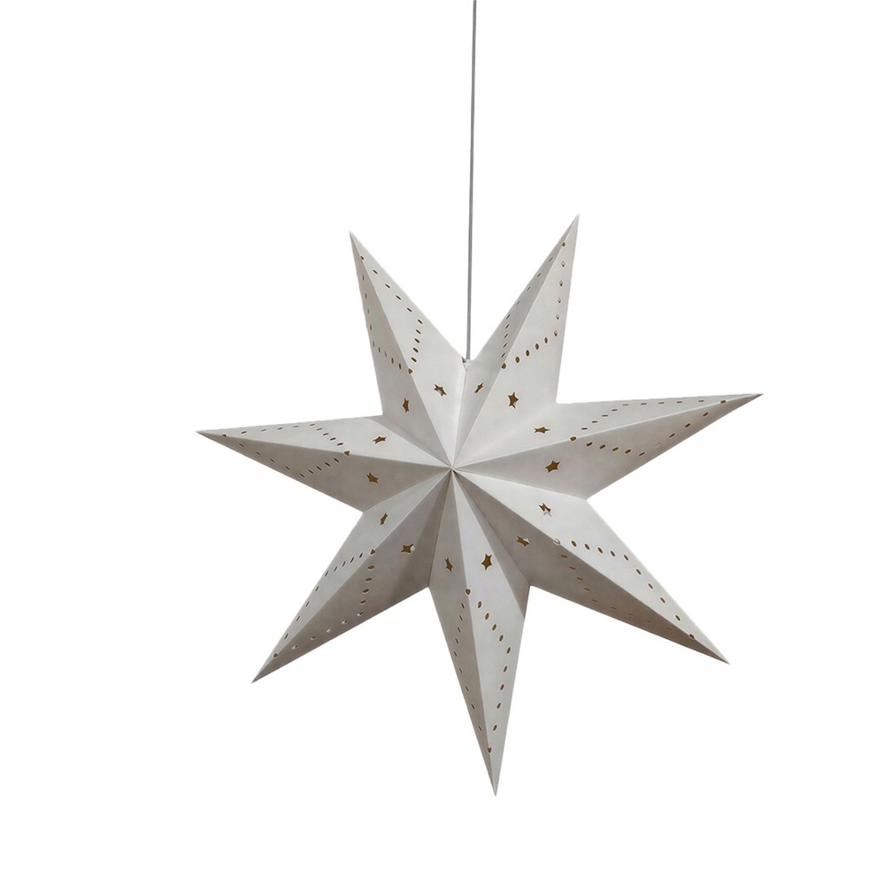Stella dell'Avvento 'Skimra' 45cm - Bianca