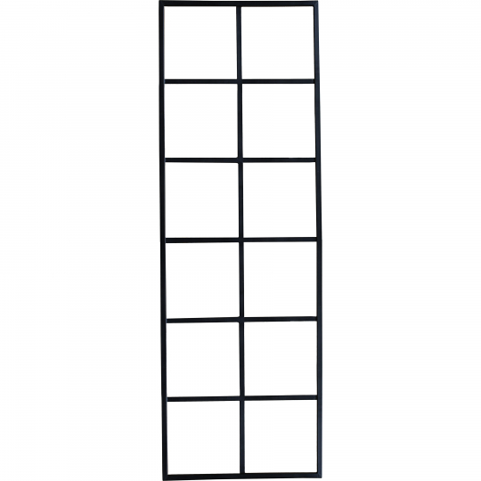 Parete industriale 'New York' L - Nero