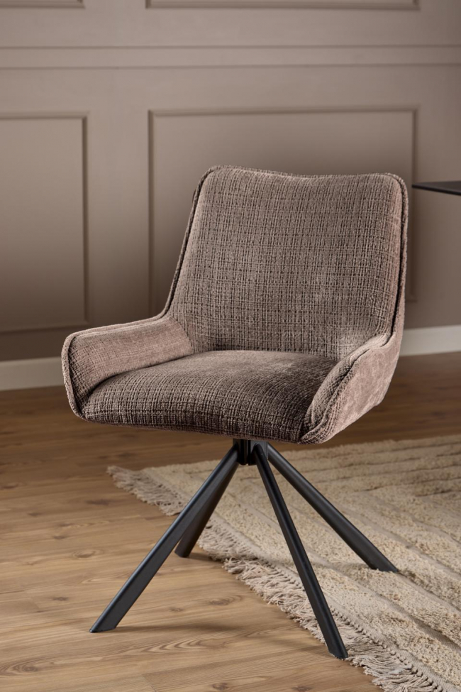 Sedia 'Eddie' - Marrone