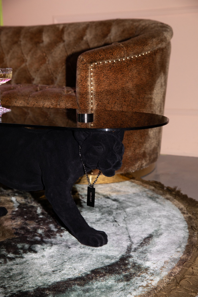 Tavolino 'Dope as hell' - Nero