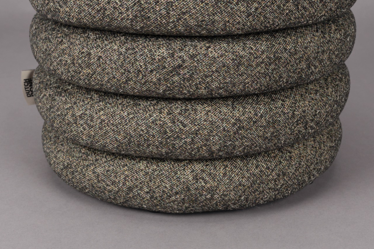 Puff 'Fern' - Marrone/Nero