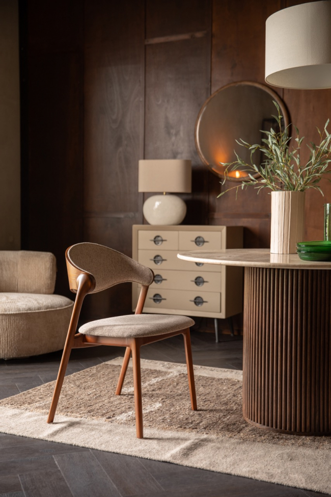 Sedia 'Babington' - Beige