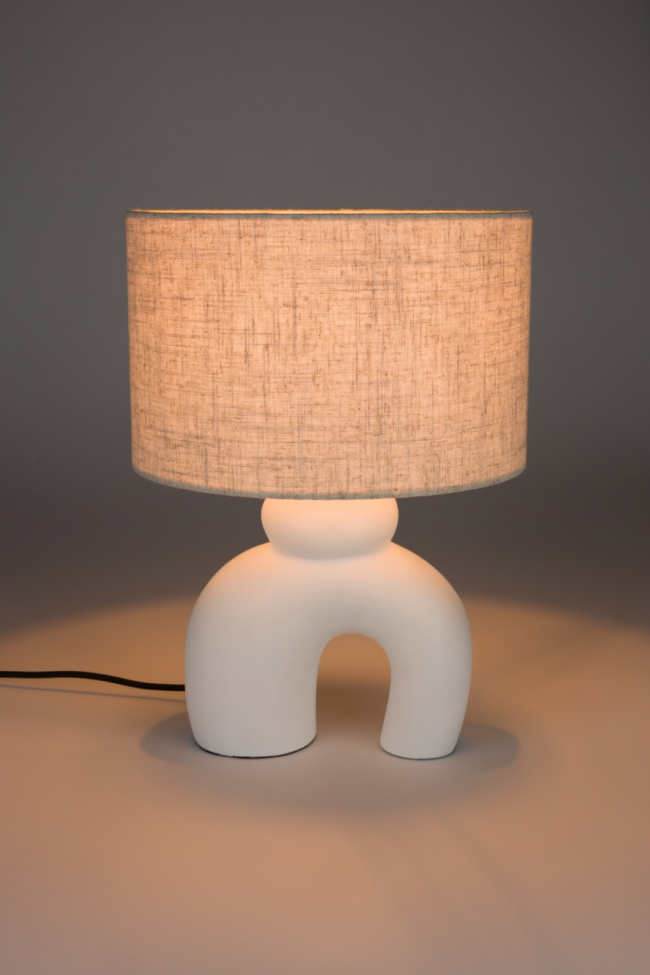 Lampada da tavolo 'Bibi' - Beige