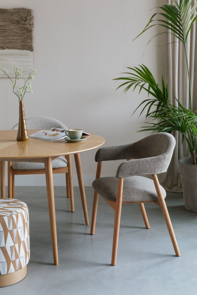 Sedia 'Indy' - Marrone/Nera