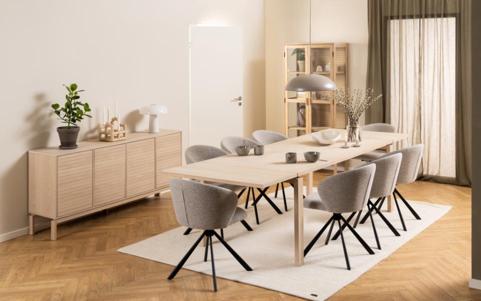 Tavolo da pranzo 'Hudiksvall' 200cm- Naturale