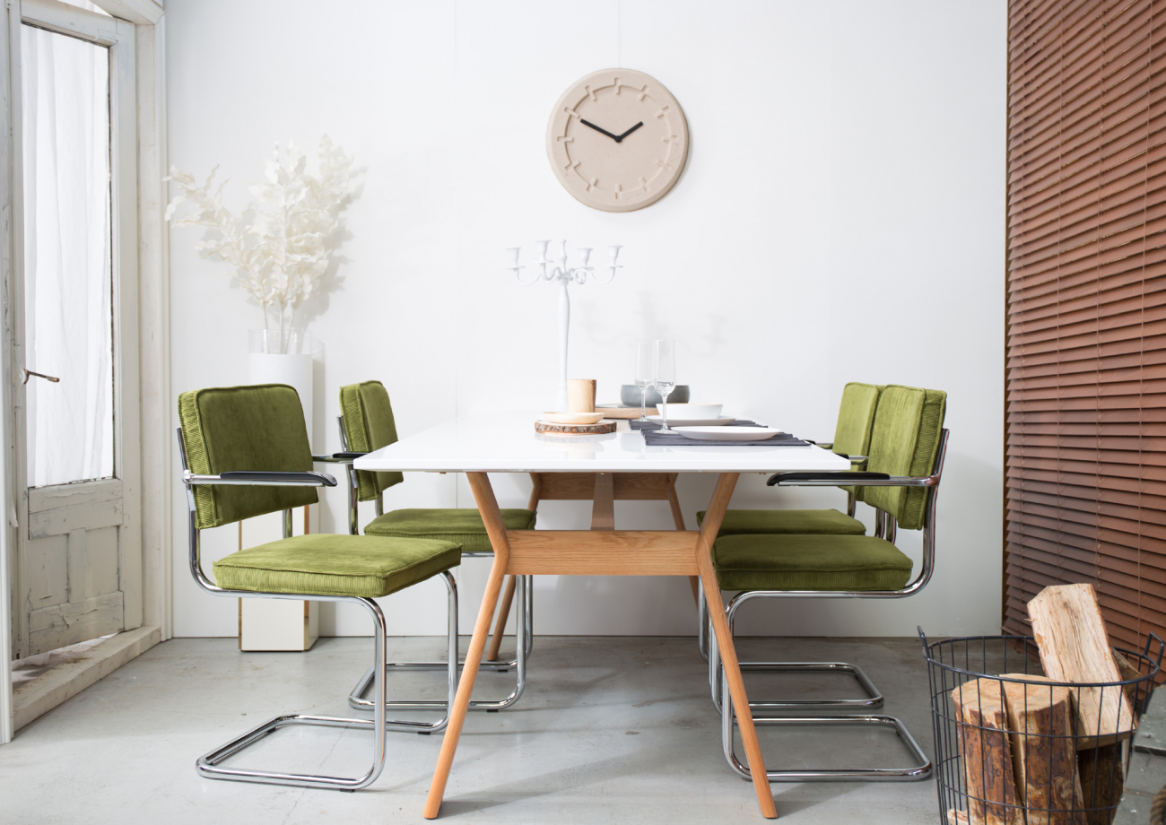 Sedia 'Ridge Rib' - Arancione