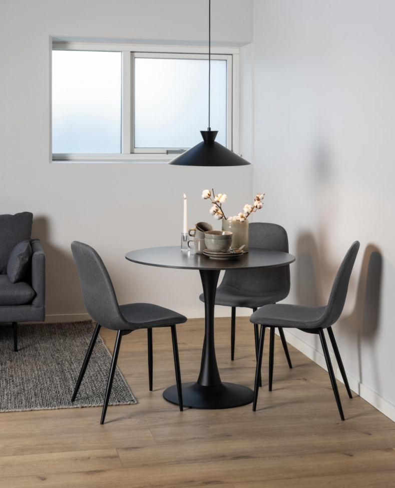 Sedia 'Gal' - Grigio/Nero