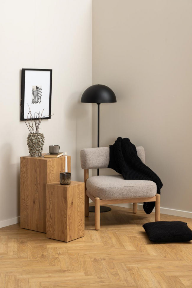 Poltrona 'Flisby' - Grigio