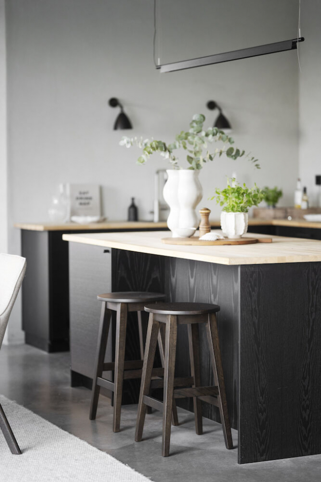 Sgabello 'Austin' - Marrone