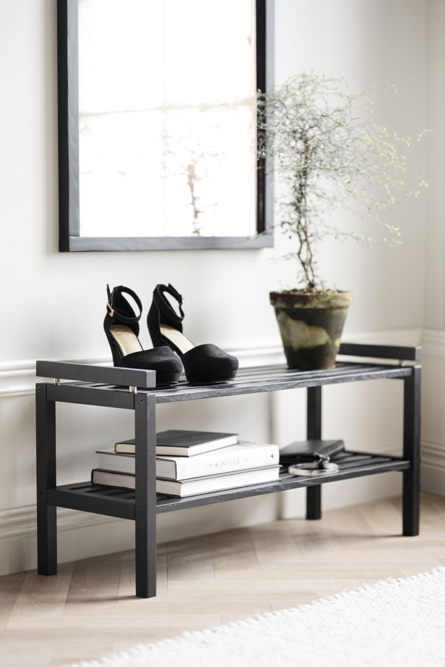 Scarpiera 'Confetti' 80 cm - Nero